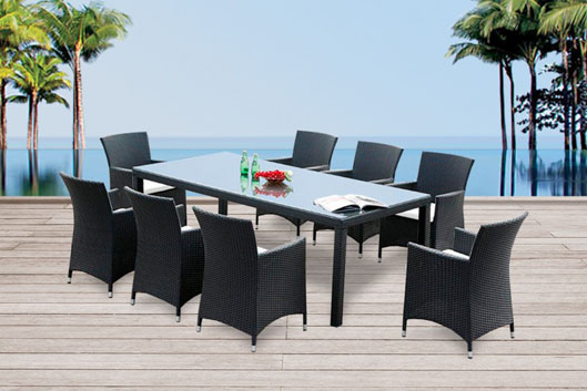 Rattan Tisch Montreal 220cm