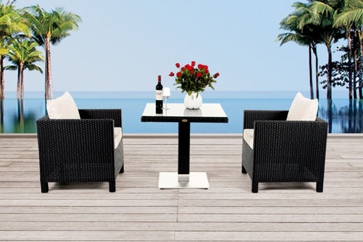 Rattan Tisch Sola 80cm